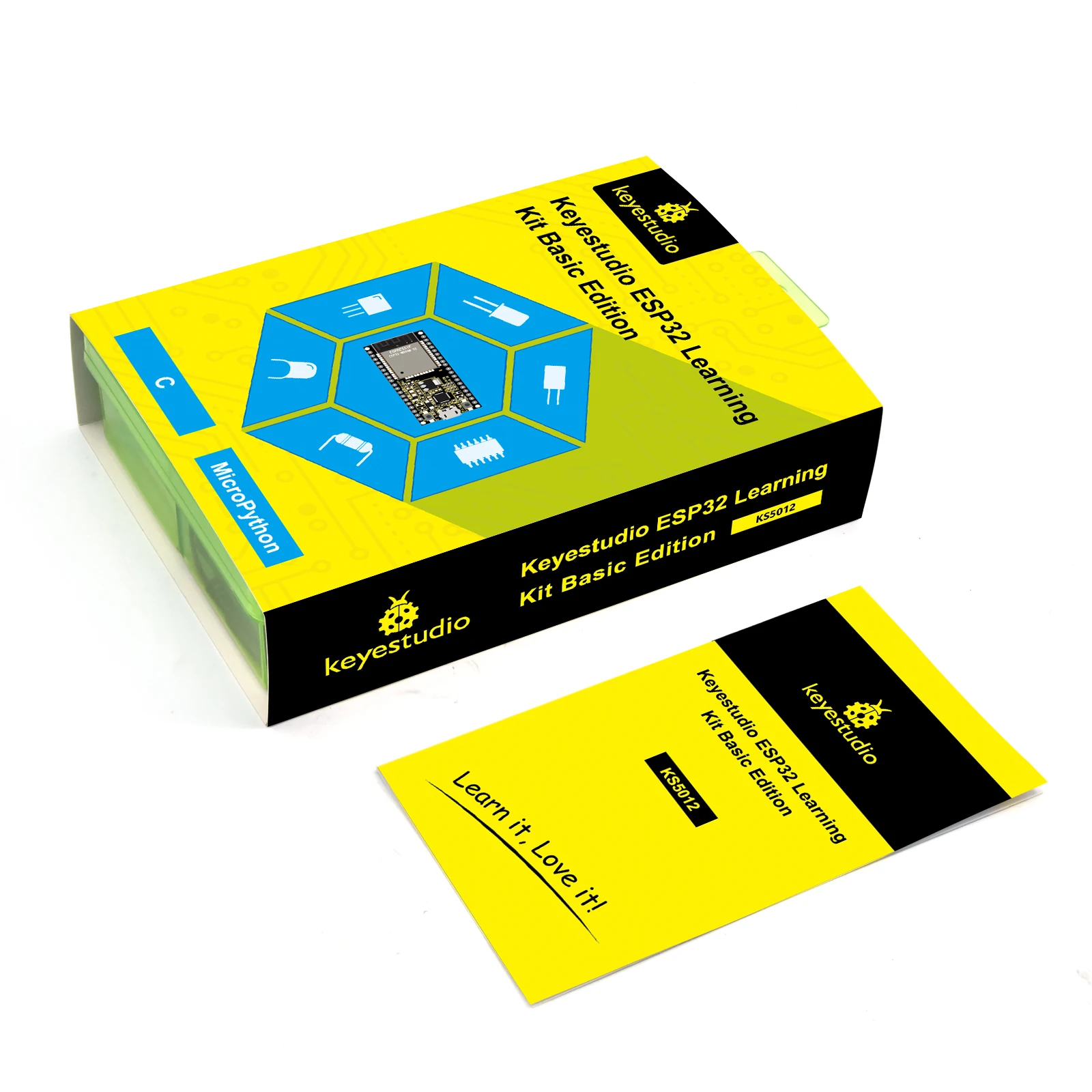 Keyestudio ESP32 Basic Learning Kit Electronic Components Sensors Modules For Arduino Starter Kit Support Python Programming Keyestudio ESP32 Basic Learning Kit Electronic Components Sensors Modules For Arduino Starter Kit Support Python Programming