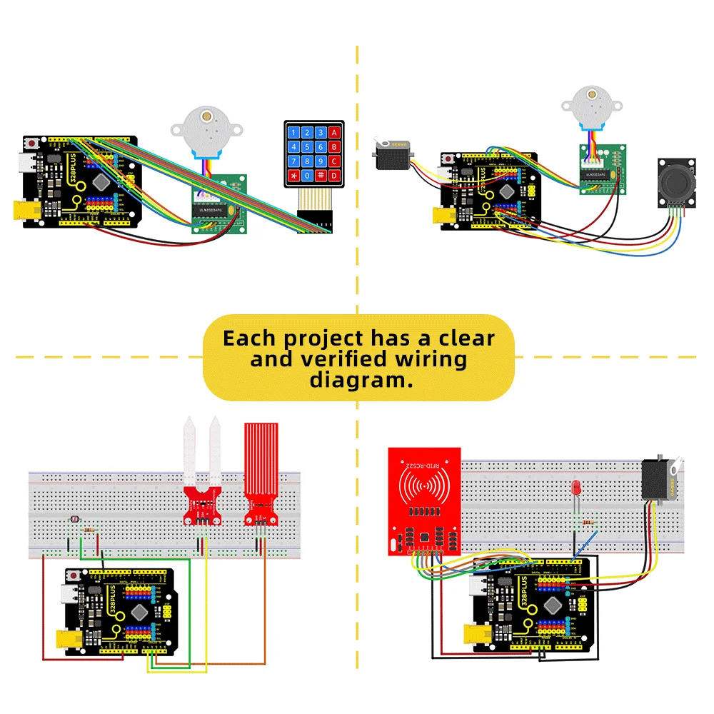 KEYES Complete Starter Kit Programming Learning Kit+40Projects For Arduino UNO R3 Starter Kit+Online Tutorial DIY Electronic Kit KEYES Complete Starter Kit Programming Learning Kit+40Projects For Arduino UNO R3 Starter Kit+Online Tutorial DIY Electronic Kit