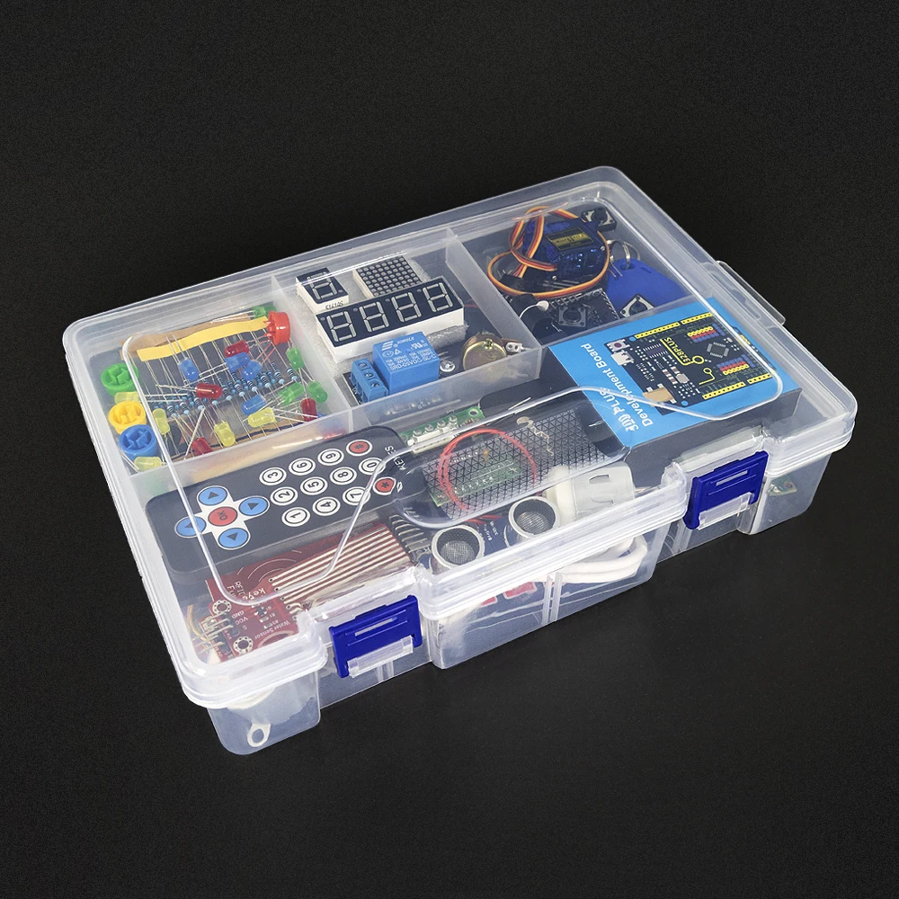 KEYES Complete Starter Kit Programming Learning Kit+40Projects For Arduino UNO R3 Starter Kit+Online Tutorial DIY Electronic Kit KEYES Complete Starter Kit Programming Learning Kit+40Projects For Arduino UNO R3 Starter Kit+Online Tutorial DIY Electronic Kit