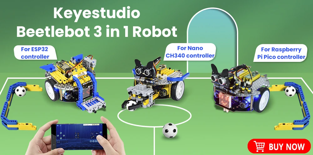 Keyestudio DIY Electronic Watering Kit Sensors Module Kit Smart Automatic Watering Device For Arduino STEM Education(7 Projects)