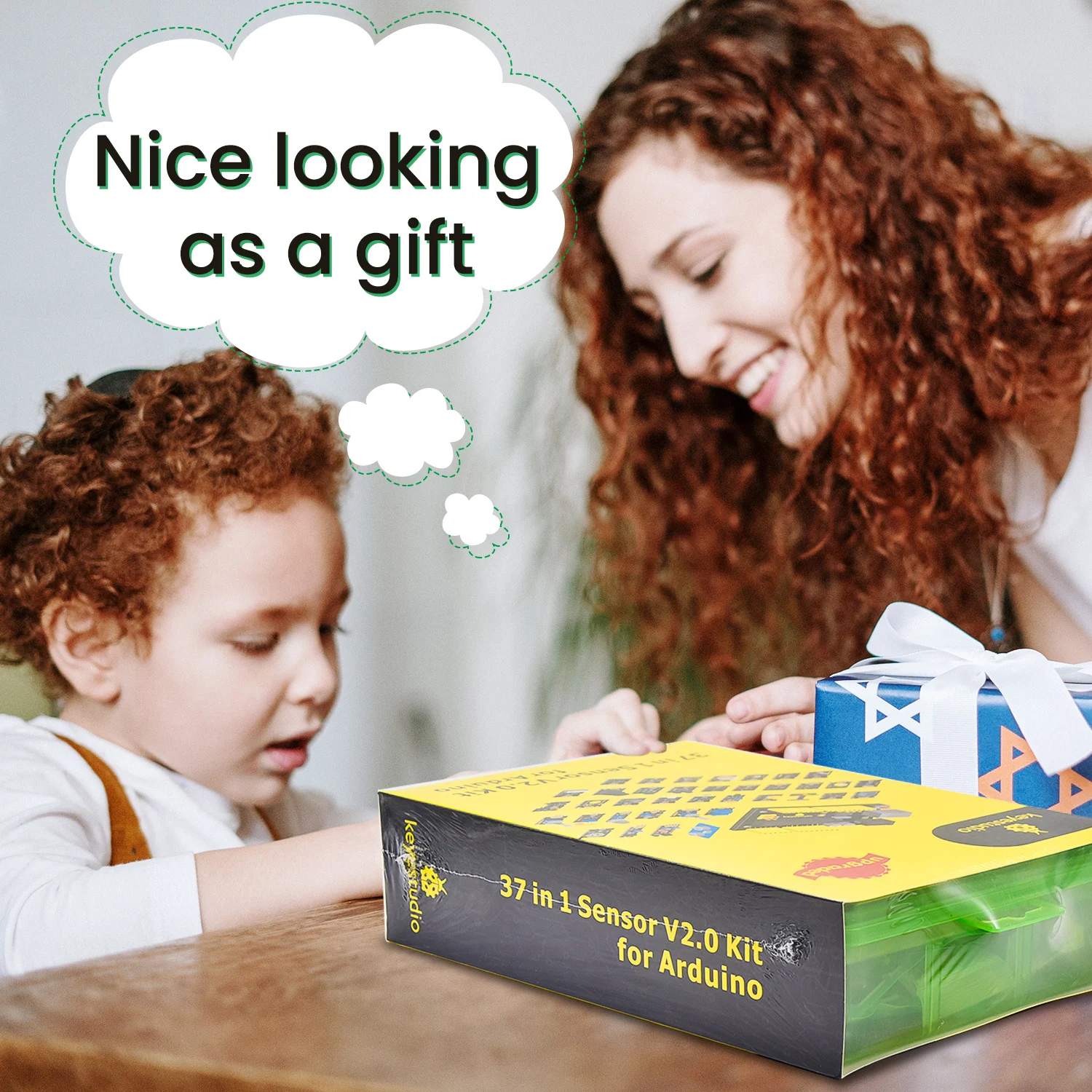 Keyestudio 37 in 1 Box Sensor Kit V2.0 Mega Controller Board Sensor Electronic Kit For Arduino Starter Kit 37Pcs Modules