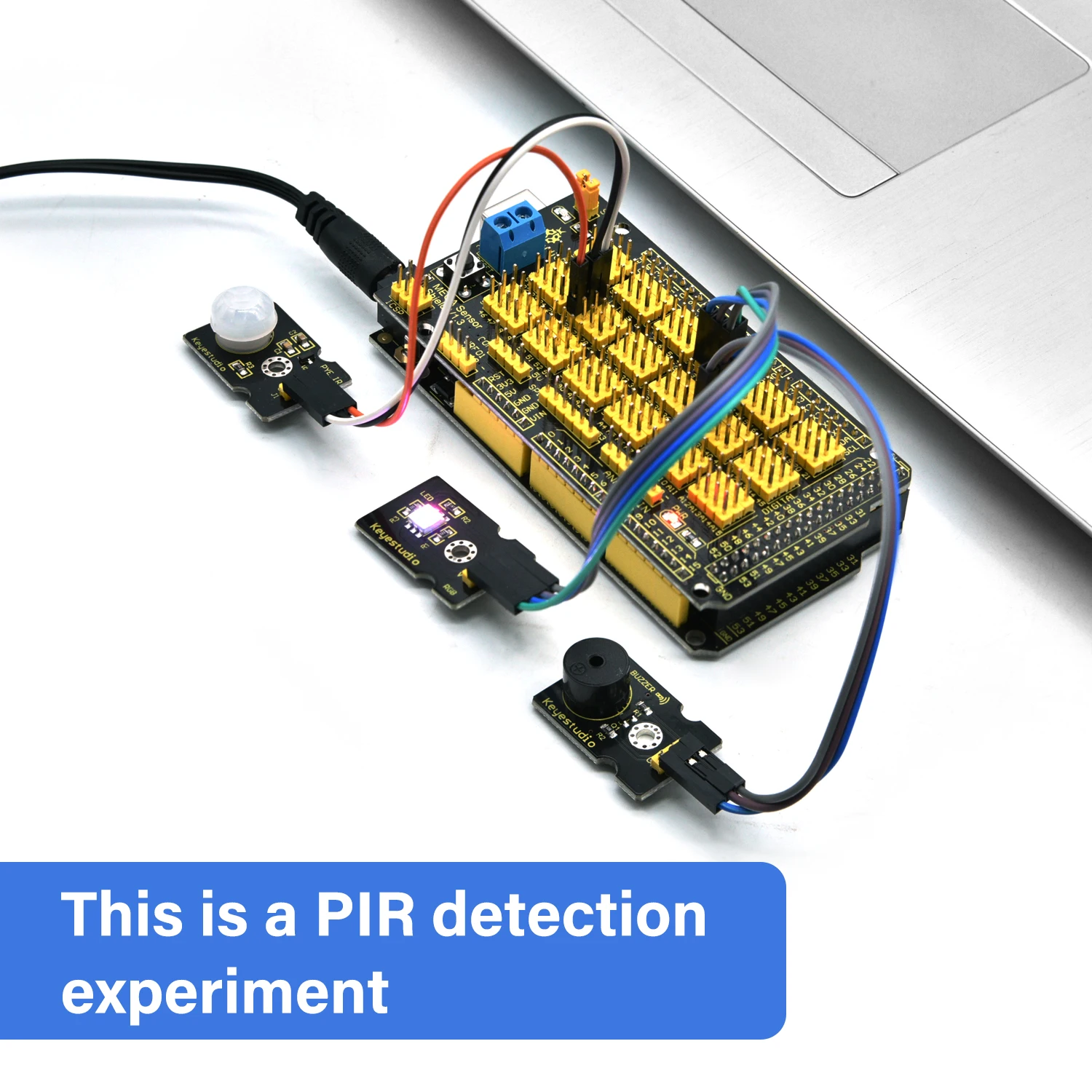Keyestudio 37 in 1 Box Sensor Kit V2.0 Mega Controller Board Sensor Electronic Kit For Arduino Starter Kit 37Pcs Modules