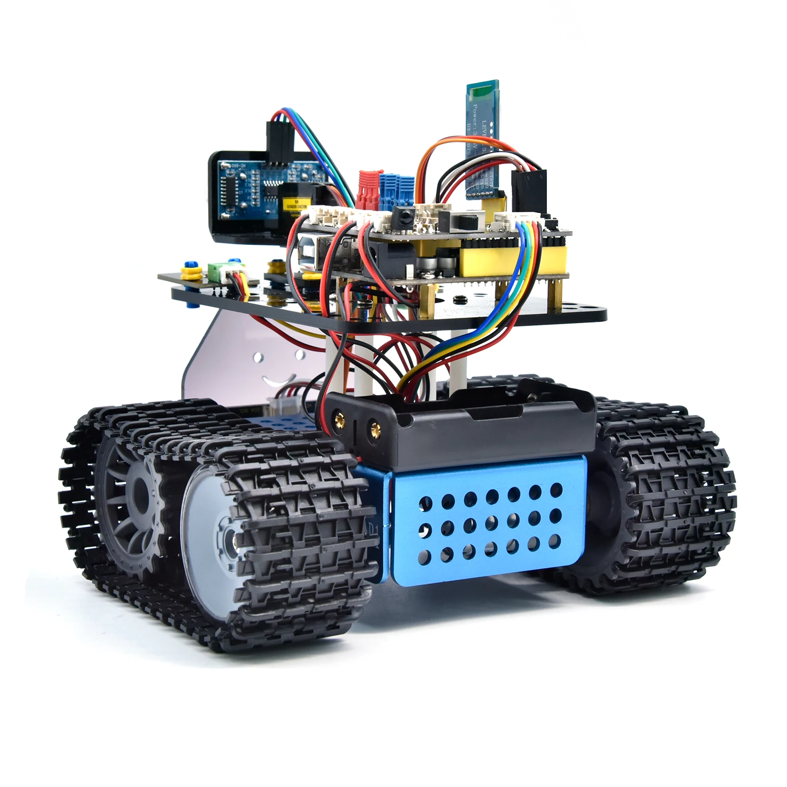 Keyestudio Upgrade Mini Smart Tank Robot V3.0 For Arduino Kit Robot Car DIY Programmable STEM Toys Compatible With Arduino&Mixly