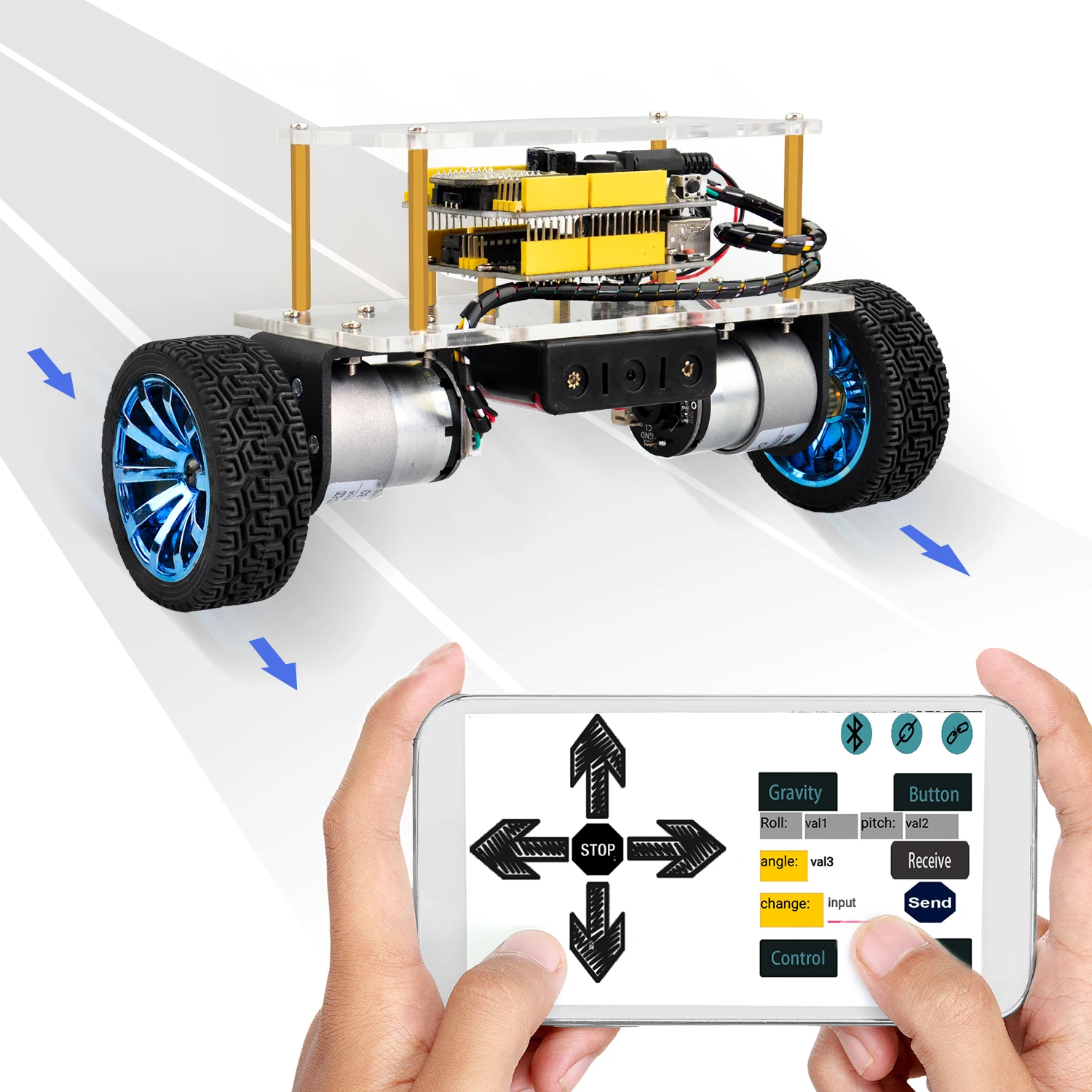 Keyestudio Self-Balancing Balance Robot Car Kit For Arduino Robot Self-balancing Car DIY Electronic Kit/STEM Kits Toys Kids Keyestudio Self-Balancing Balance Robot Car Kit For Arduino Robot Self-balancing Car DIY Electronic Kit/STEM Kits Toys Kids