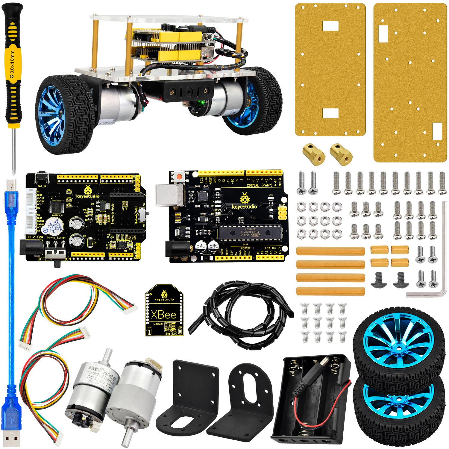 Keyestudio Self-Balancing Balance Robot Car Kit For Arduino Robot Self-balancing Car DIY Electronic Kit/STEM Kits Toys Kids Keyestudio Self-Balancing Balance Robot Car Kit For Arduino Robot Self-balancing Car DIY Electronic Kit/STEM Kits Toys Kids