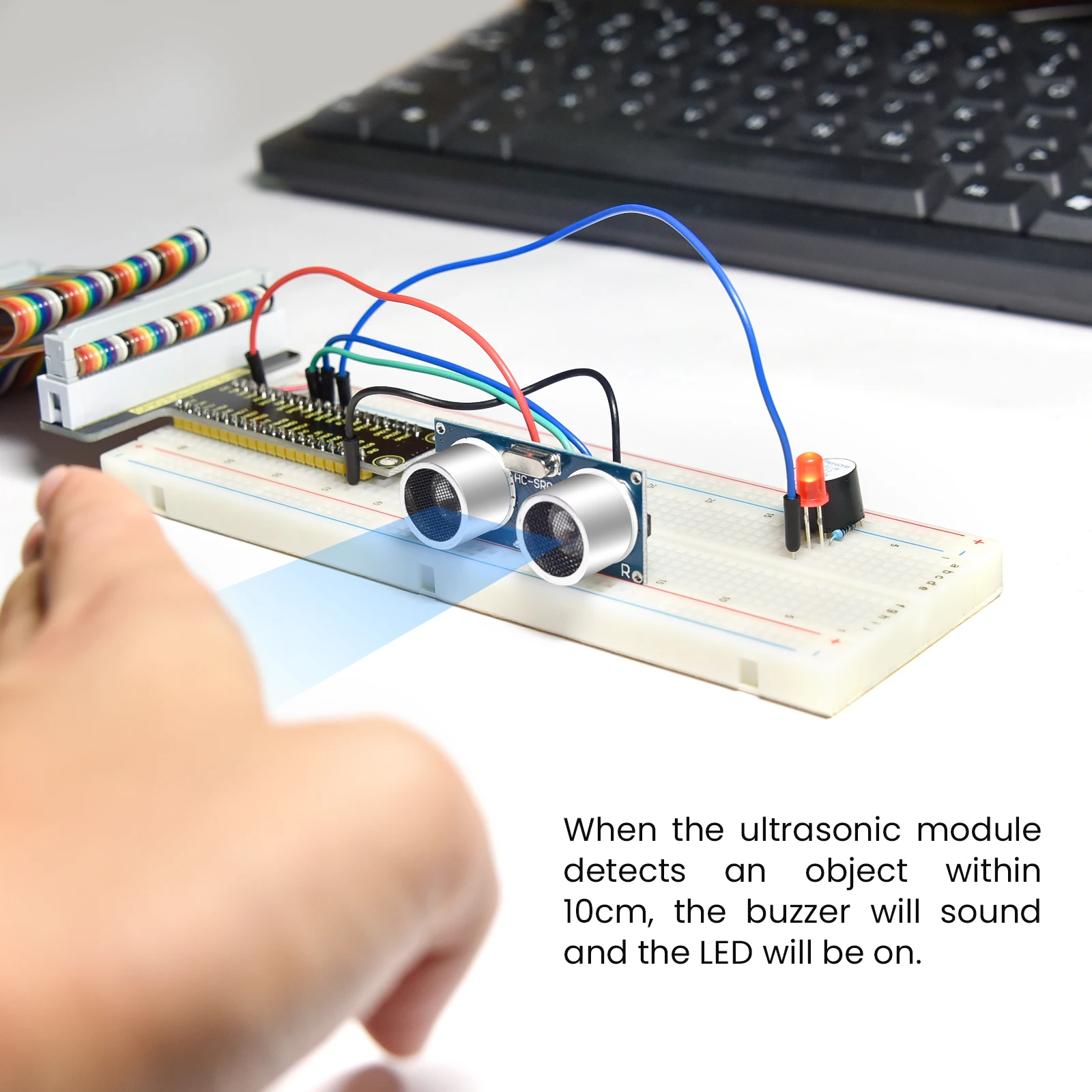 Keyestduio Complete RFID Starter Kit For Raspberry Pi 4B/3B+40Projects /Linux&Python &C Language Programming(NO RPI 4B Board)