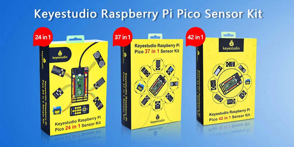 Keyestduio Complete RFID Starter Kit For Raspberry Pi 4B/3B+40Projects /Linux&Python &C Language Programming(NO RPI 4B Board)