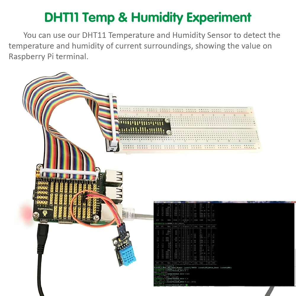 Keyestudio Ultimate Starter Kit For Raspberry Pi Electronic Learning Kit For DIY Projects Programming Learning