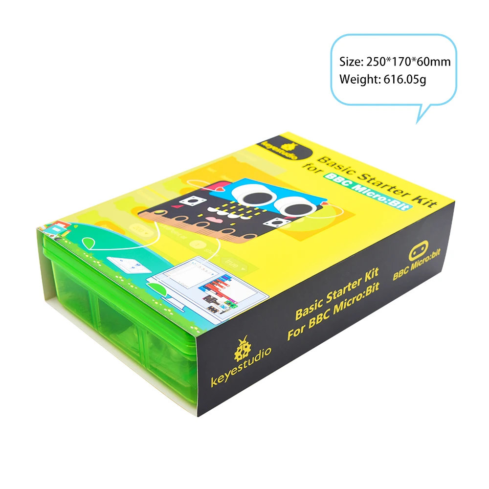 Keyestudio Micro:bit V2 Basic Starter Kit DIY Electronic Kit for BBC Micro:bit STEM Programming Study Kit (With Microbit V2) Keyestudio Micro:bit V2 Basic Starter Kit DIY Electronic Kit for BBC Micro:bit STEM Programming Study Kit (With Microbit V2)