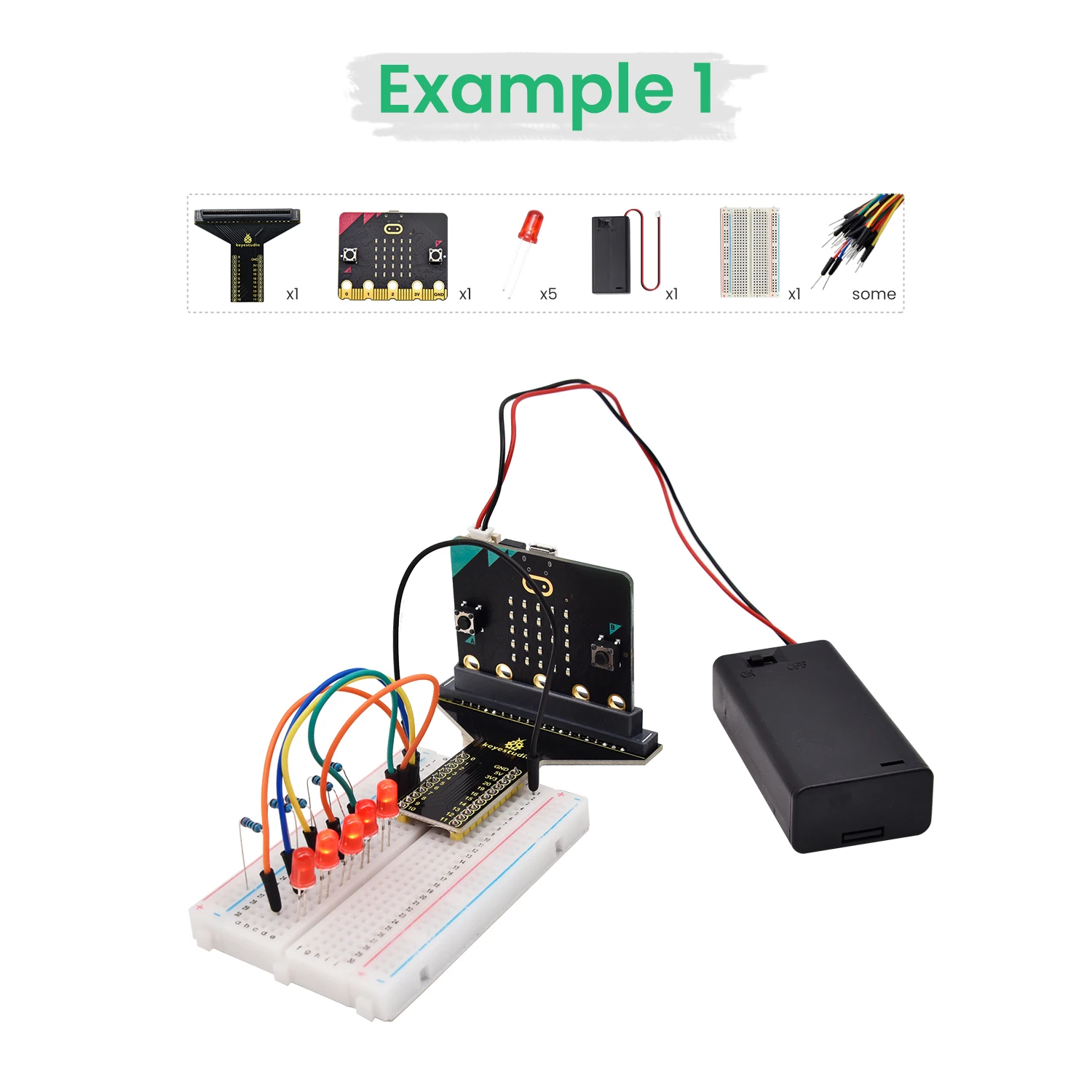 Keyestudio Micro:bit Basic Starter Kit &MICRO:BIT Go Kit For Micro:bit Diy Kit Electronics MAKECODE STEM Education Study Kit+ Keyestudio Micro:bit Basic Starter Kit &MICRO:BIT Go Kit For Micro:bit Diy Kit Electronics MAKECODE STEM Education Study Kit+
