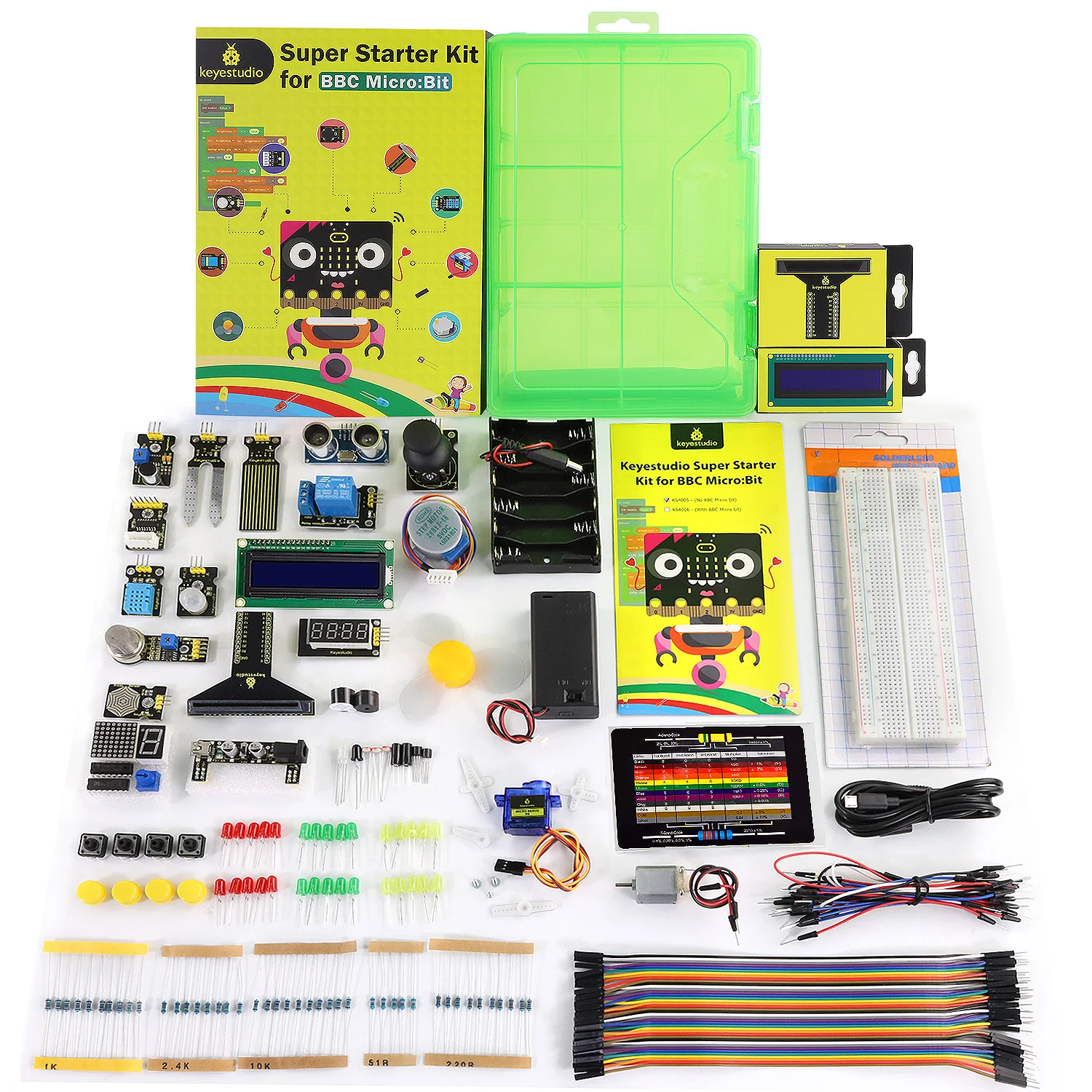 KEYESTUDIO Super Starter Kit for Microbit V2 V1.5 STEM Learning|40 Lessons Tutorial Educational Educational Kit for Beginners KEYESTUDIO Super Starter Kit for Microbit V2 V1.5 STEM Learning|40 Lessons Tutorial Educational Educational Kit for Beginners