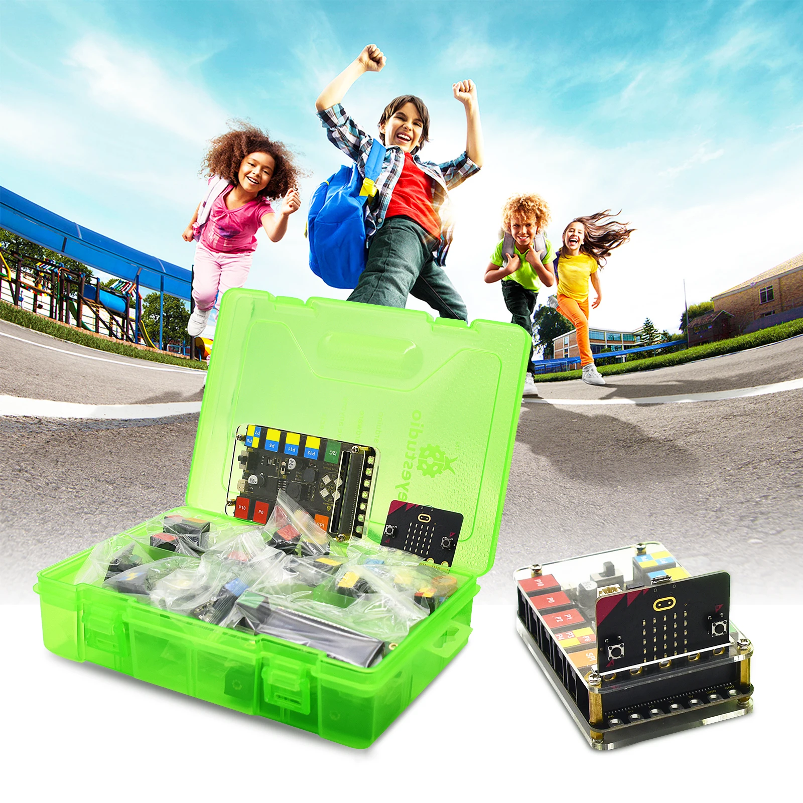 Keyestudio EASY PLUG Microbit V2 Board Super Starter Kit for BBC Micro:Bit Kit  STEM EDU Graphic   Programming Electronic Kit