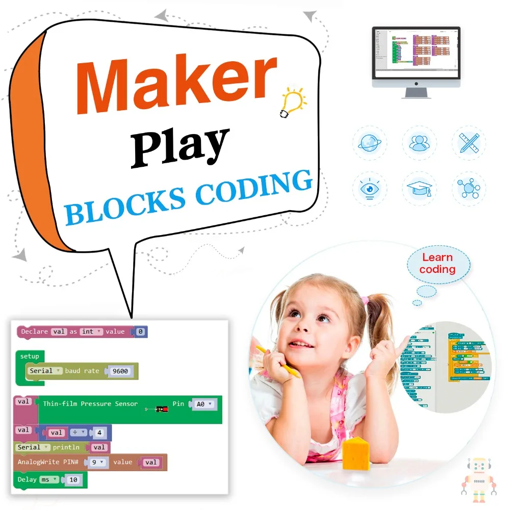 keyestudio EASY plug Ultimate Starter Learning Kit for Arduino STEM EDU/Compatible With Mixly Block keyestudio EASY plug Ultimate Starter Learning Kit for Arduino STEM EDU/Compatible With Mixly Block