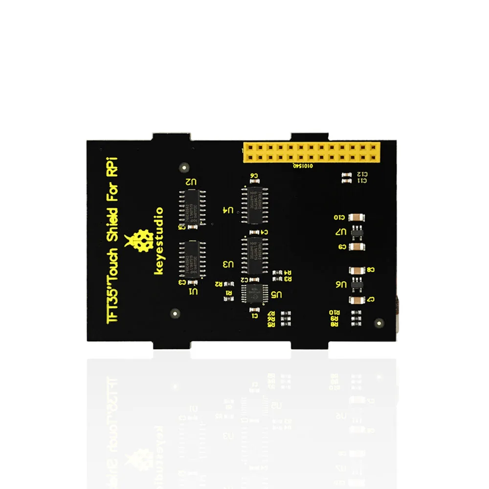 Keyestudio RPI TFT 3.5 Inch LCD Touch screen Shield for Raspberry Pi 3B/4B 480x320 16-Bit Pixels CE Certification
