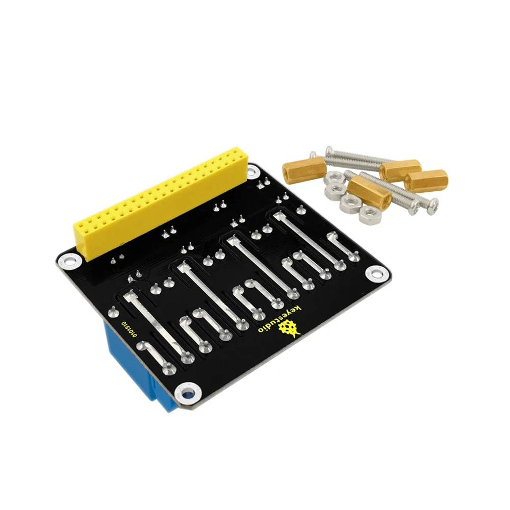 Keyestudio RPI 4channel-Relay 5V Shield for Raspberry Pi/ CE certification
