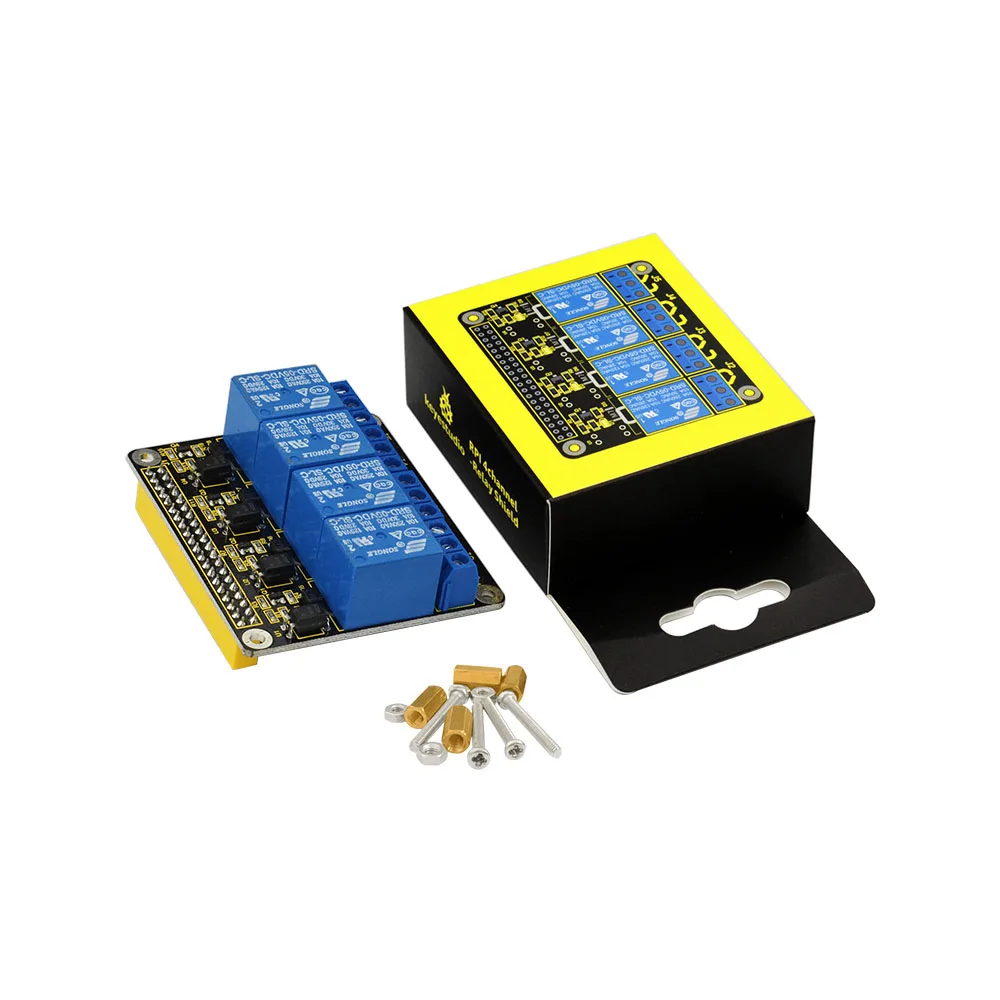 Keyestudio RPI 4channel-Relay 5V Shield for Raspberry Pi/ CE certification
