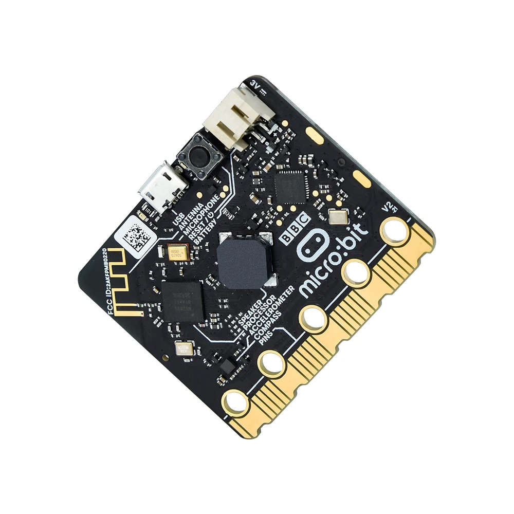 Original Micro:Bit Go Kit For BBC Micro:bit V2 Board+Battery Holder No AAA Batteries +Micro USB Cable for Coding and Programming