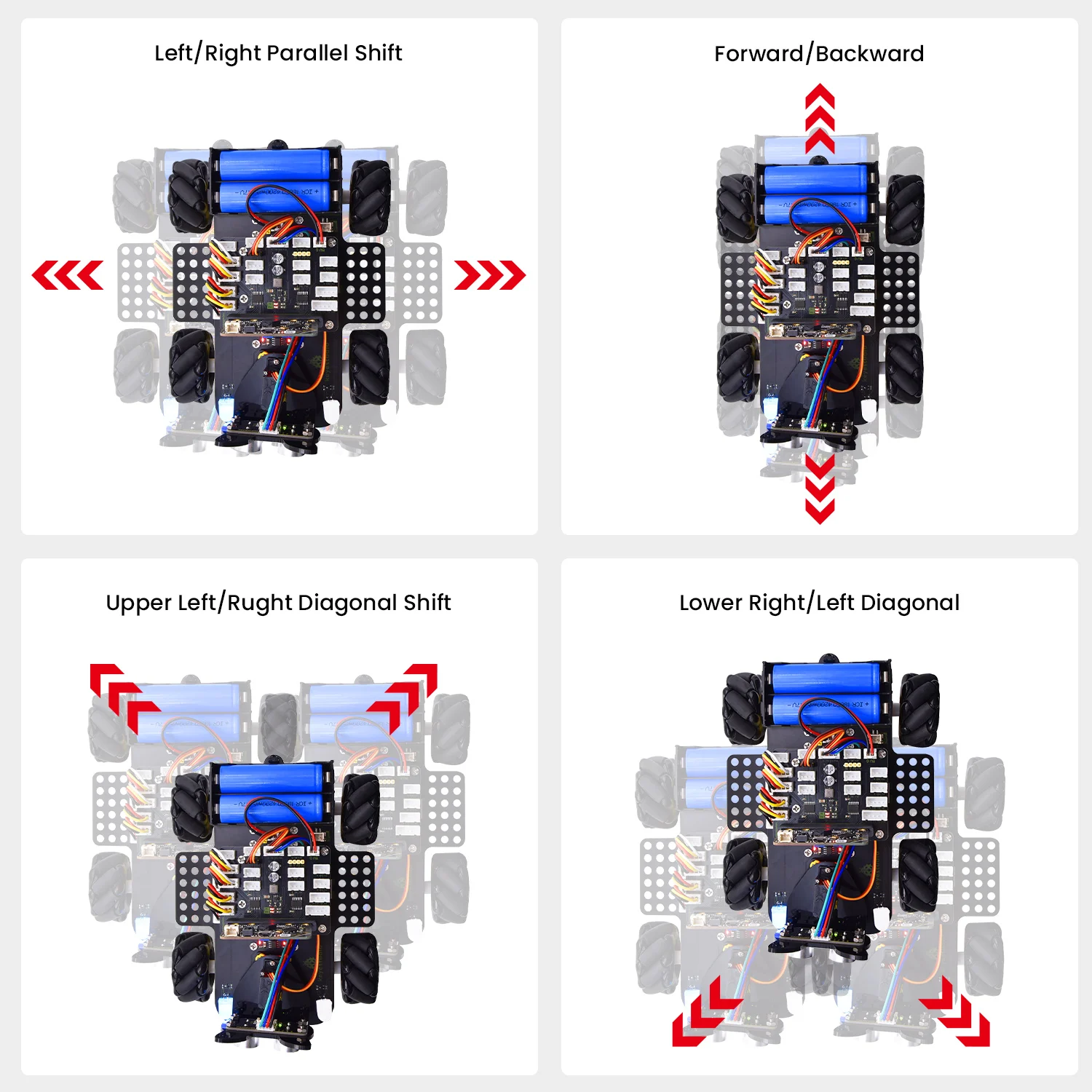 Keyestudio 4WD Mecanum Robot Car for Micro:bit V2 Wheel Robot Car Kit STEM Toys Makecode &Python Programming with Microbit V2 Keyestudio 4WD Mecanum Robot Car for Micro:bit V2 Wheel Robot Car Kit STEM Toys Makecode &Python Programming with Microbit V2